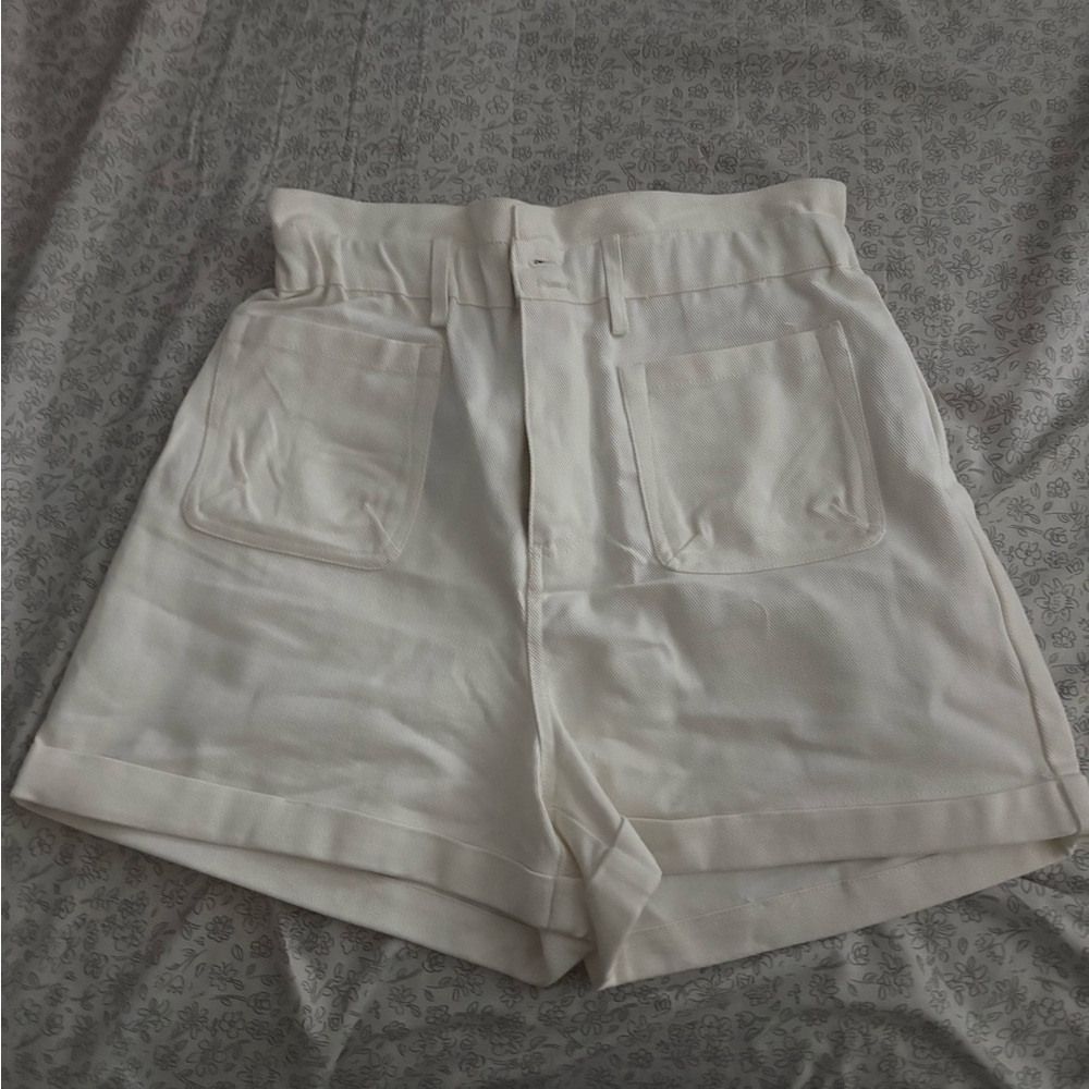 Louis Vuitton White High Waist Shorts